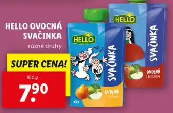 Lidl Hello Ovocná svačinka nabídka