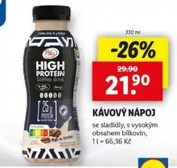 Lidl Pilos High Protein Coffee drink nabídka