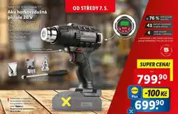 Lidl Parkside Performance Aku horkovzdušná pistole 20 V nabídka