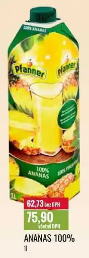 Ratio ANANAS 100% 1l nabídka