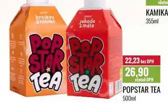 Ratio POPSTAR TEA 500ml nabídka