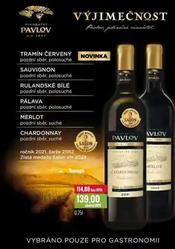 Ratio Vinařství Pavlov 0,75l nabídka