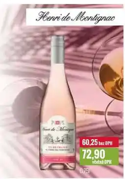 Ratio Henri de Montignac 0,75l nabídka