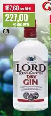 Ratio LORD KENNINGTON DRY GIN 0,7l nabídka