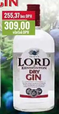 Ratio LORD KENSINGTON DRY GIN 1l nabídka