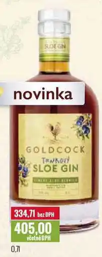 Ratio GOLDCOCK SLOE GIN 0,7l nabídka