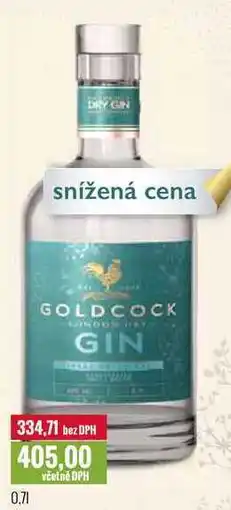 Ratio GOLDCOCK GIN 0,7l nabídka