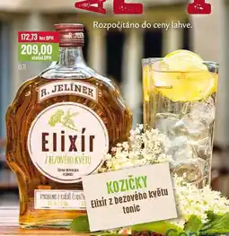 Ratio R. JELÍNEK ELIXÍR Z BEZOVÉHO KVĚTU 0,7l nabídka