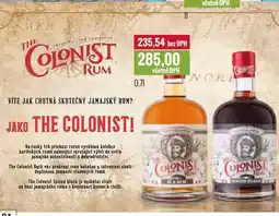 Ratio THE COLONIST RUM 0,7l nabídka