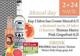 Ratio San Cosme Mezcal 0,7l nabídka