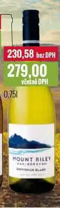 Ratio SAUVIGNON MARLBOROUGH MOUNT RILEY 0,75l nabídka