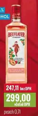 Ratio BEEFEATER peach 0,7l nabídka
