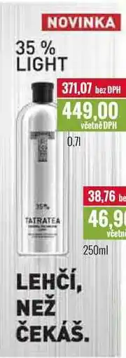 Ratio TATRATEA 35% LIGHT 0,7l nabídka