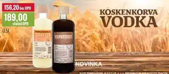 Ratio KOSKENKORVA VODKA 0,5l nabídka