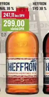 Ratio HEFFRON 5YO 38% 0,7l nabídka
