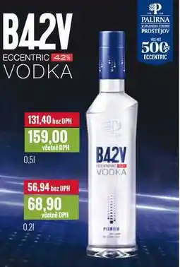 Ratio B42V ECCENTRIC 42% VODKA 0,2l, 0,5l nabídka
