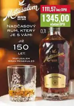 Ratio Matusalem 0,7l nabídka