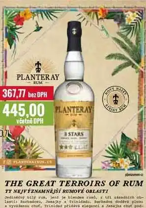Ratio PLANTERAY RUM 0,7l nabídka