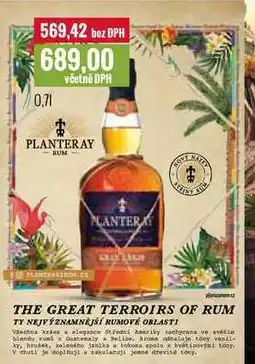 Ratio PLANTERAY RUM 0,7l nabídka