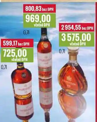 Ratio COURVOISIER 0,7l nabídka