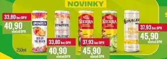 Ratio MÍCHANÉ DRINKY 250ml nabídka