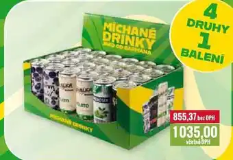 Ratio MÍCHANÉ DRINKY 24x250ml nabídka