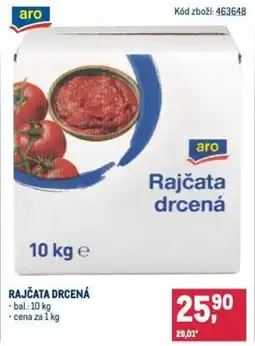 Makro Rajčata drcená nabídka