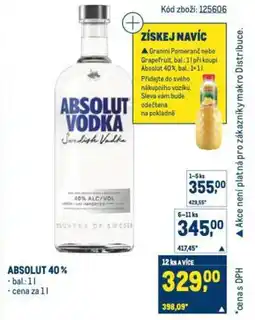 Makro Absolut 40% nabídka