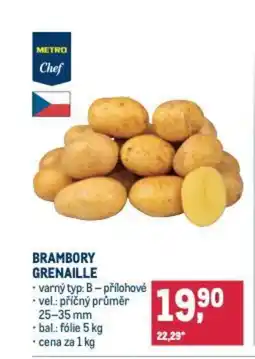 Makro Brambory grenaille nabídka
