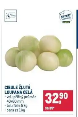 Makro Cibule žlutá loupaná celá nabídka