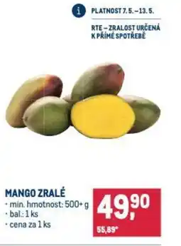 Makro Mango zralé nabídka