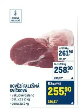 Makro Hovězí falešná svíčková nabídka