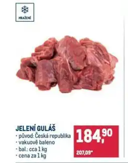 Makro Jelení guláš nabídka
