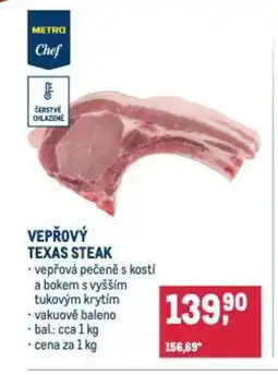 Makro Vepřový texas steak nabídka