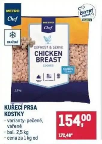 Makro Kuřecí prsa kostky nabídka