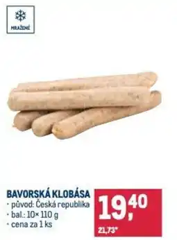 Makro Bavorská klobása nabídka