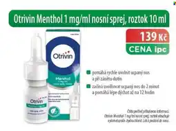 Lékárny IPC Otrivin Menthol nabídka