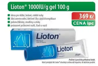 Lékárny IPC Lioton nabídka