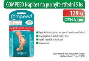 Lékárny IPC COMPEED Náplast na puchýře střední nabídka
