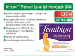 Lékárny IPC Femibion® 1 Plánování & první týdny těhotenství nabídka