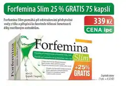 Lékárny IPC Forfemina Slim 25 % Gratis nabídka