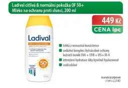 Lékárny IPC Ladival citlivá & normální pokožka OF 50+ nabídka
