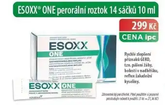Lékárny IPC ESOXX® One perorální roztok nabídka