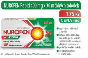 Lékárny IPC NUROFEN Rapid nabídka