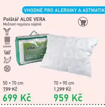Vesna Polštář Aloe vera nabídka