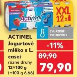 Kaufland ACTIMELJogurtové mléko s L. casei nabídka