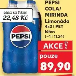 Kaufland PEPSI COLA/ MIRINDA Limonáda nabídka