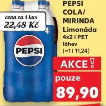 Kaufland PEPSI COLA/ MIRINDA Limonáda nabídka