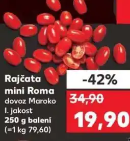 Kaufland Rajčata mini Roma nabídka