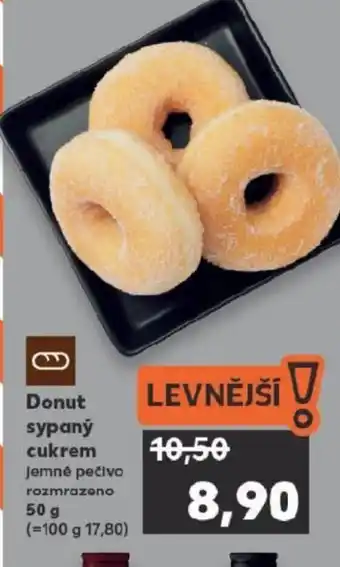Kaufland Donut sypaný cukrem nabídka